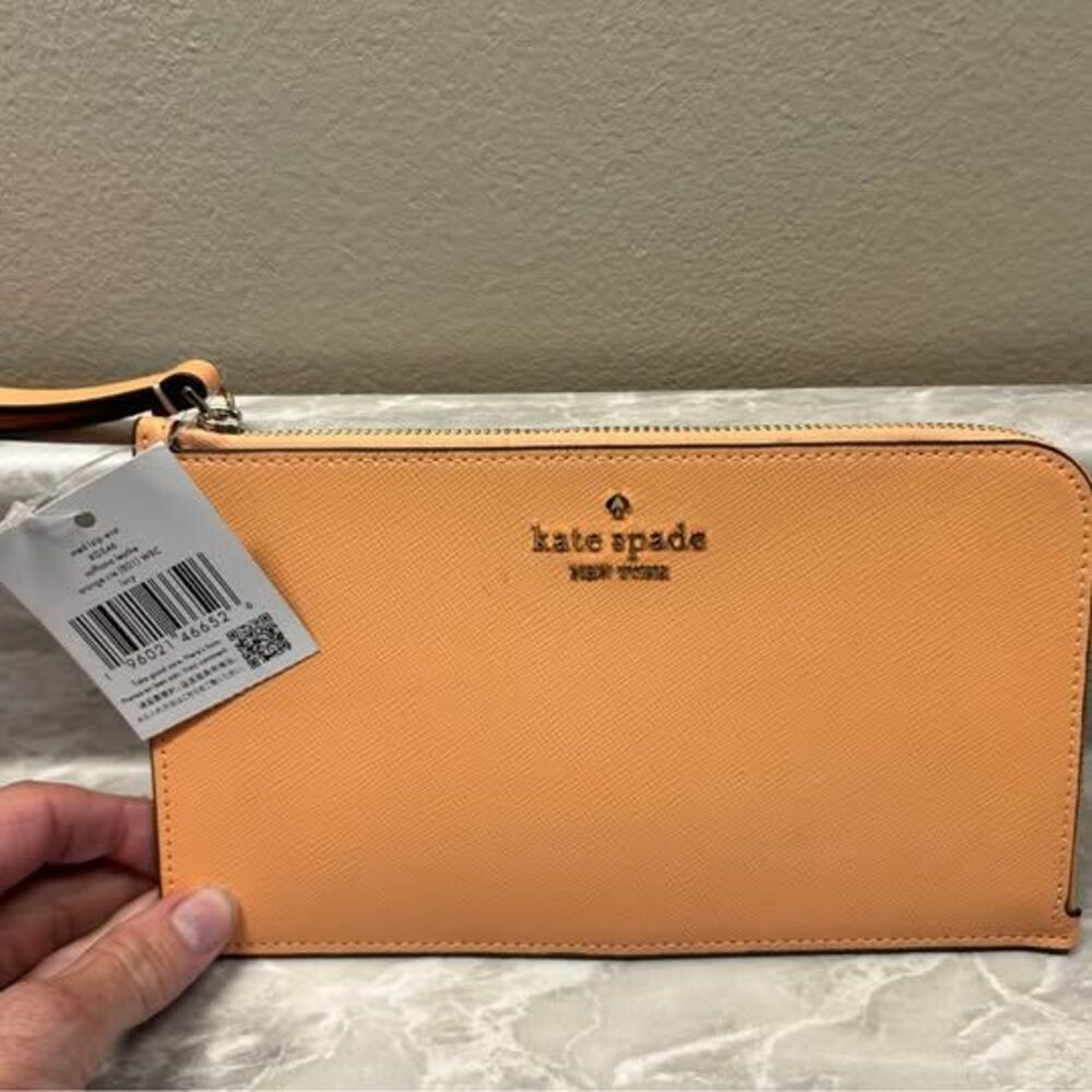 Kate Spade sherbet colored wristlet/wallet